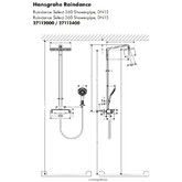 Душевая система HANSGROHE Raindance Select  Showerpipe  360 27112000
