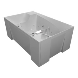Акриловая ванна Aquatika Arhitektura Senso 190x120 с гидромассажем