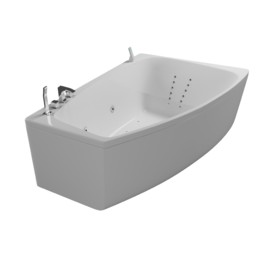Акриловая ванна Aquatika Altea Basic 180x120 R с гидромассажем