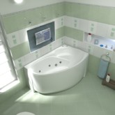 Акриловая ванна BAS Имейджин 139х139