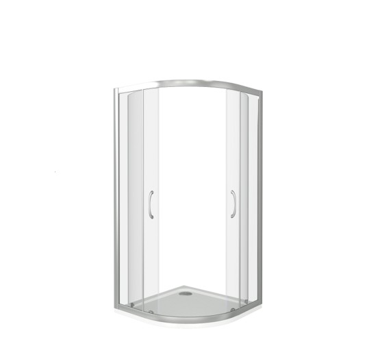 Душевой угол GOOD DOOR Latte R-120-C-WE  1200x800 L белый, прозрачное стекло 