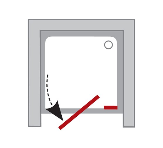 Душевая дверь Ravak Pivot PDOP2 -100 белый + стекло Транспарент
