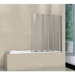 Шторка для ванны RGW Screens SC-21 1200х1500 хром, прозрачное стекло