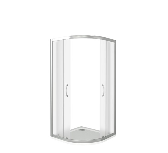 Душевой угол GOOD DOOR Latte R-80-G-WE 800x800 белый, рифленое стекло 