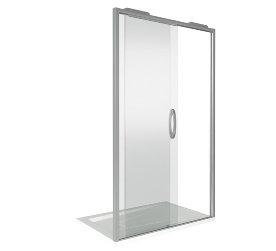 Душевая дверь GOOD DOOR Antares WTW 130 хром, стекло прозрачное