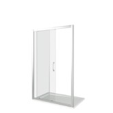 Душевая дверь GOOD DOOR Latte WTW 110 белый, стекло прозрачное