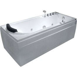 Акриловая ванна Gemy G9006-1,7 B R 170x77 с гидромассажем