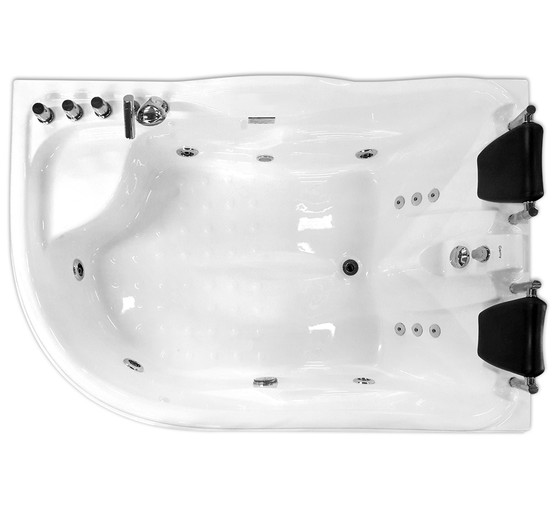 Акриловая ванна Gemy G9083 B R 180x121 с гидромассажем