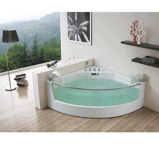 Акриловая ванна Gemy G9080 150*150 с гидромассажем