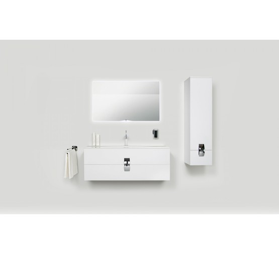 Комплект мебели Eqloo Miro 90 см  белый подвесной