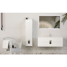 Комплект мебели Eqloo Miro 90 см  белый подвесной