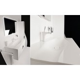Комплект мебели Eqloo Miro 110 см белый подвесной