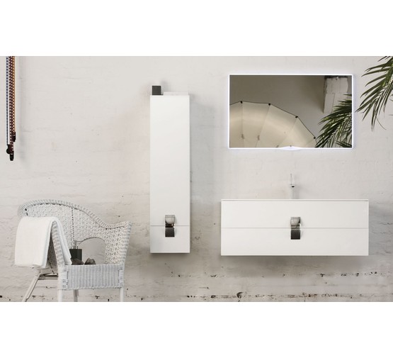 Комплект мебели Eqloo Miro 120 см белый подвесной