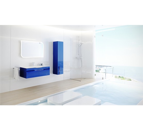 Комплект мебели Eqloo Vito 70 см белый подвесной