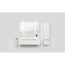 Комплект мебели Eqloo Ego 120 см белый подвесной