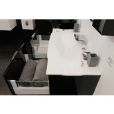 Комплект мебели Eqloo Ego 120 см белый подвесной