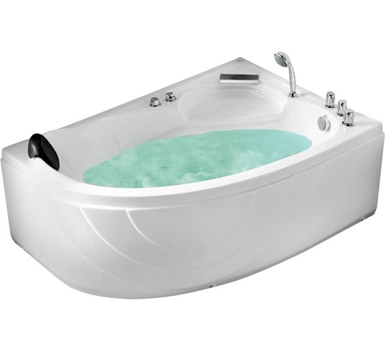 Акриловая ванна Gemy G9009 B R 150x100 с гидромассажем