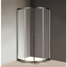 Душевой угол Cezares GIUBILEO-R-2-80-SCORREVOLE-C-Br 800x800 бронза прозрачное стекло