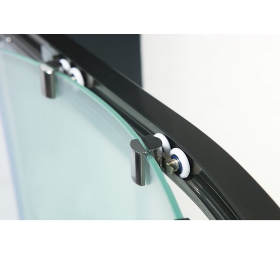 Душевой угол Cezares GIUBILEO SCORREVOLE-CP-Br 800x800 бронза прозрачное стекло матовый узор