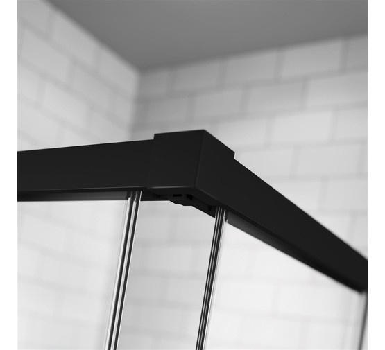 Душевой угол Radaway Idea Black KDD 1200х900 черный, прозрачное стекло