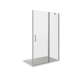 Душевая дверь GOOD DOOR Mokka WTW 120 белый, стекло прозрачное