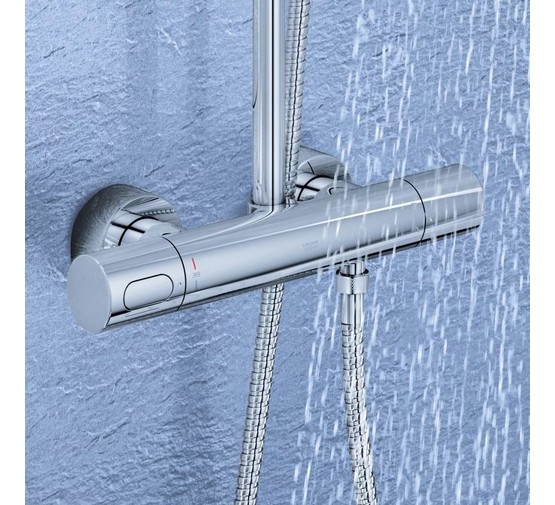 Душевая система Grohe Rainshower System 310 27966000 термостат хром