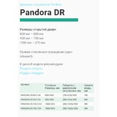 Душевая дверь GOOD DOOR Pandora DR-80-C-CH хром, стекло прозрачное