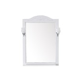Комплект мебели ASB-Woodline Салерно 65 белый/патина серебро массив ясеня