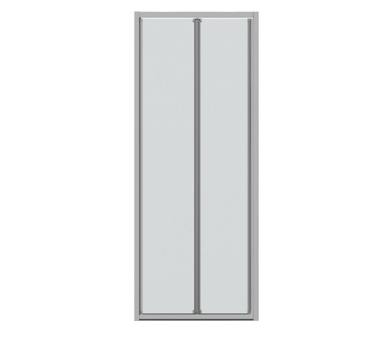 Душевая дверь Bravat Drop BD080.4120A 80 хром, стекло прозрачное