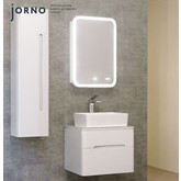 Зеркало-шкаф Jorno Bosko 50 с подсветкой и часами