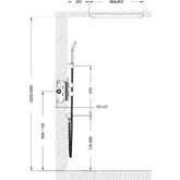 Душевая система Timo Petruma SX-5029/17SM со смесителем термостат матовое золото