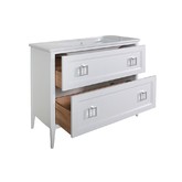 Комплект мебели ASB-Woodline Рома 100 Н белый