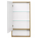 Зеркало шкаф Aquaton Сканди 45 см Белый/Дуб Рустикальный