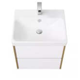 Комплект мебели Aquaton Сканди 55 см Белый/Дуб Рустикальный