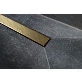 Водоотводящий желоб Pestan Confluo Frameless Line 750 Gold с решеткой золото