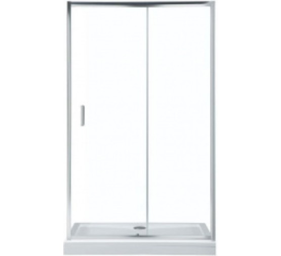 Душевая дверь Aquanet SD-1100A 110 хром, стекло прозрачное