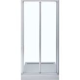 Душевая дверь Aquanet Alfa NAA6422 80 хром, стекло прозрачное