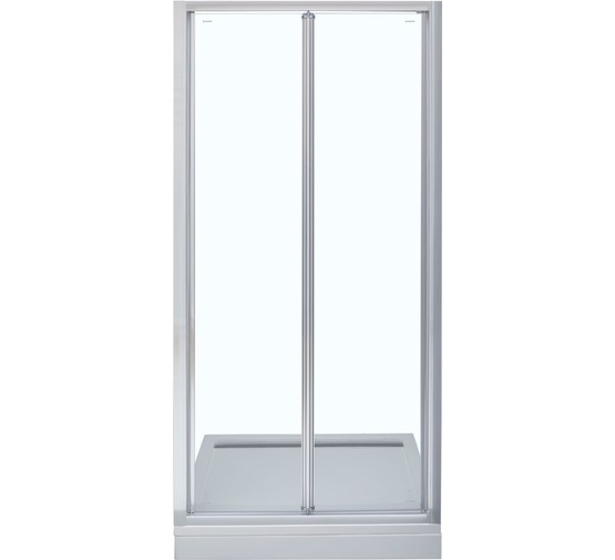 Душевая дверь Aquanet Alfa NAA6422 90 хром, стекло прозрачное