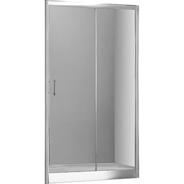 Душевая дверь Aquanet Alfa NAA6121 150 хром, стекло прозрачное