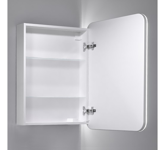 Зеркало-шкаф Jorno Modul 60 с подсветкой