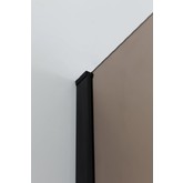 Душевой угол Cezares Slider-A-2-70/80-Br-Nero 700x700 черный бронза стекло