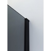 Душевой угол Cezares Slider-A-2-80/90-GRIGIO-Nero 800x800 черный тонированное стекло