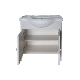 Комплект мебели ASB-Woodline Миа 85 серый