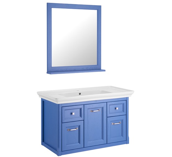 Комплект мебели ASB-Woodline Толедо Smalt 105 синий