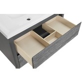 Комплект мебели ASB-Woodline Лорена 80 Grigio