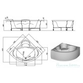 Акриловая ванна Kolpa-san Loco Standart 150x150