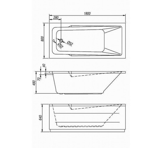 Акриловая ванна Kolpa-san Armida Optima 180x80