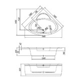 Акриловая ванна Kolpa-san Royal Optima 120x120