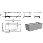 Акриловая ванна Kolpa-san Norma Basis 190x95