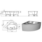 Акриловая ванна Kolpa-san Royal Optima 130x130